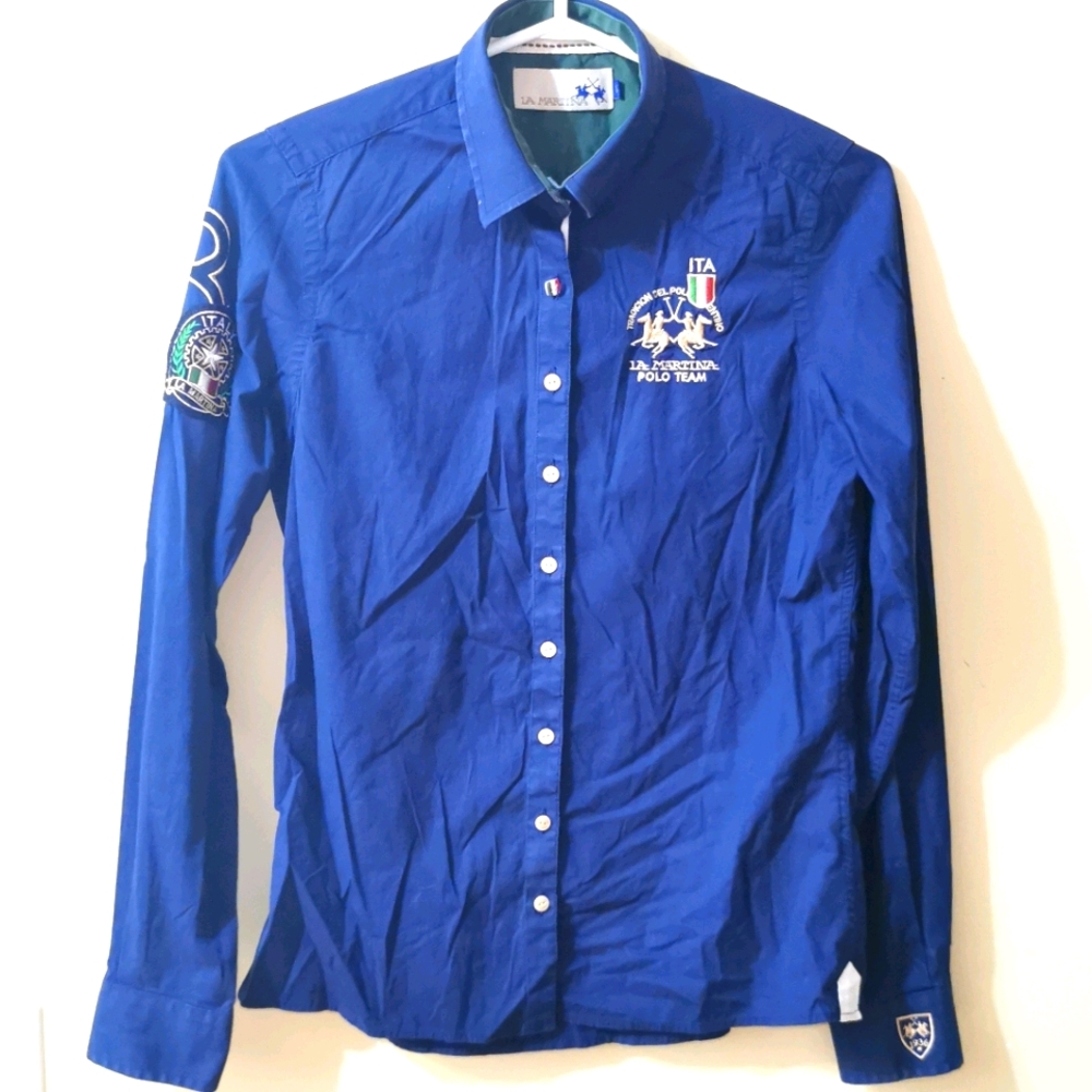 La Martina, 1, Italy Button Up Women's Polo